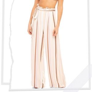 Revel Rey palazzo pants tan
